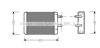 AVA QUALITY COOLING OL6001 Heat Exchanger, interior heating